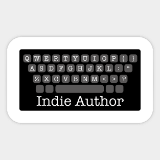 Indie Author Sticker